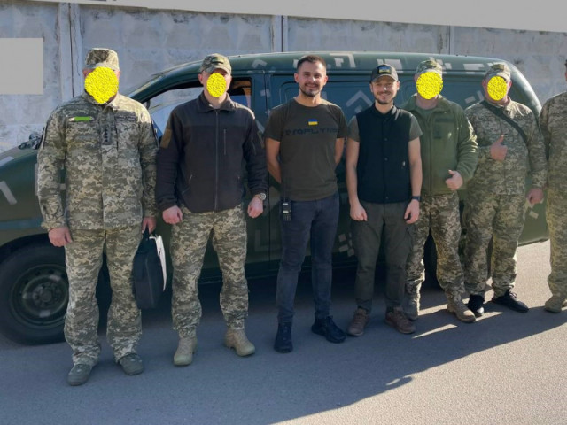 We purchased a vehicle for the Armed Forces of Ukraine