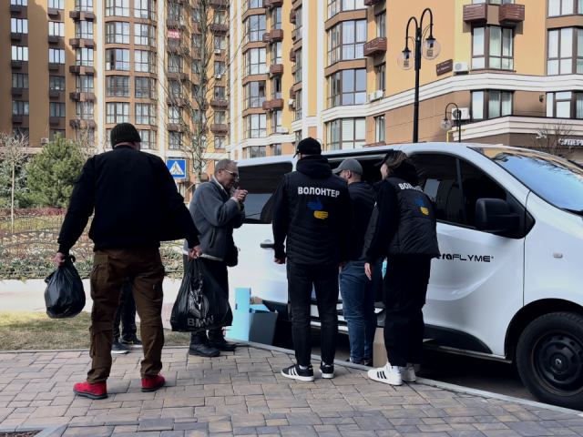 Delivery of aid to Kyiv region